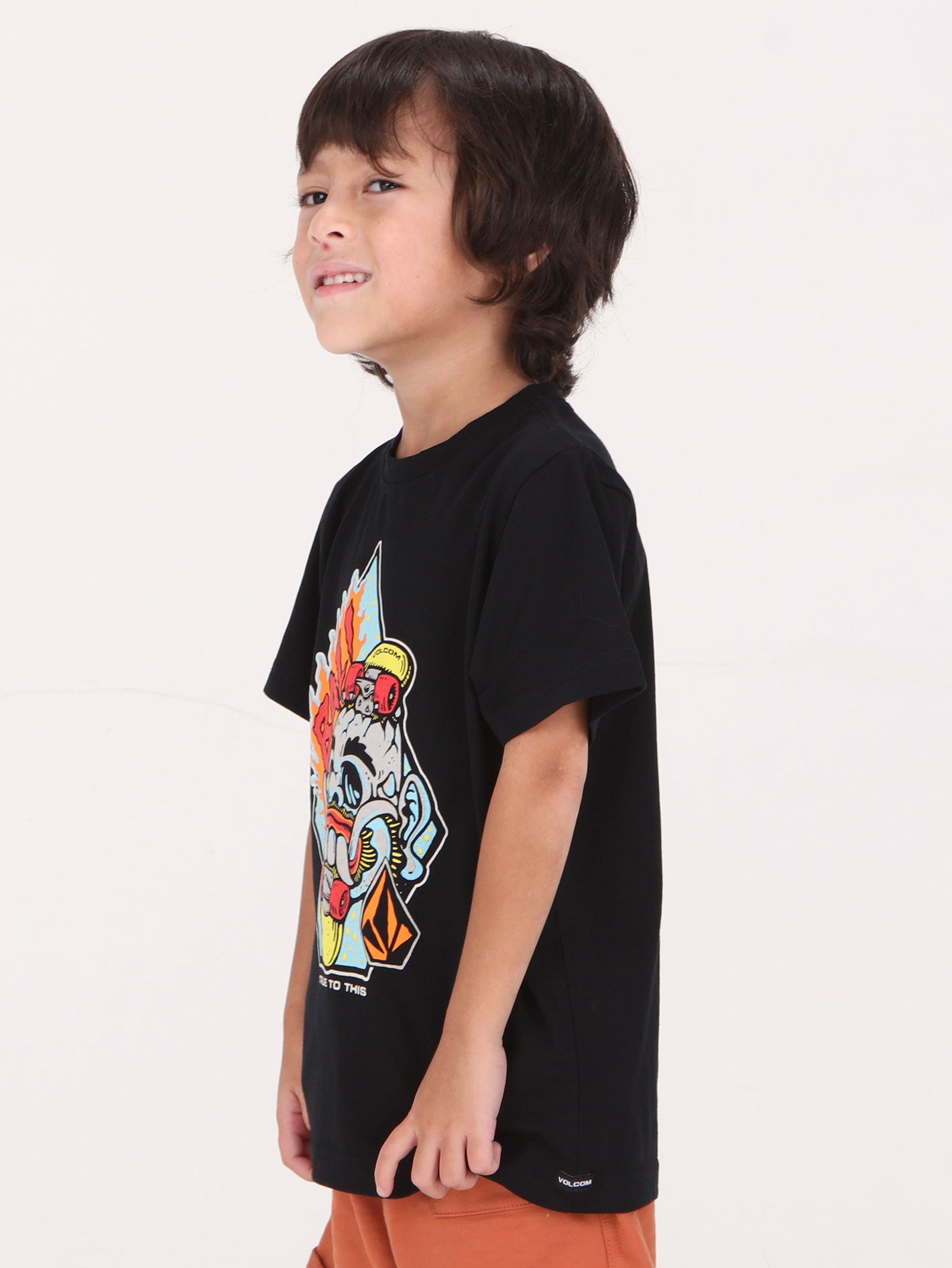 Volcom Little Boys Clsk8 Tee - Black