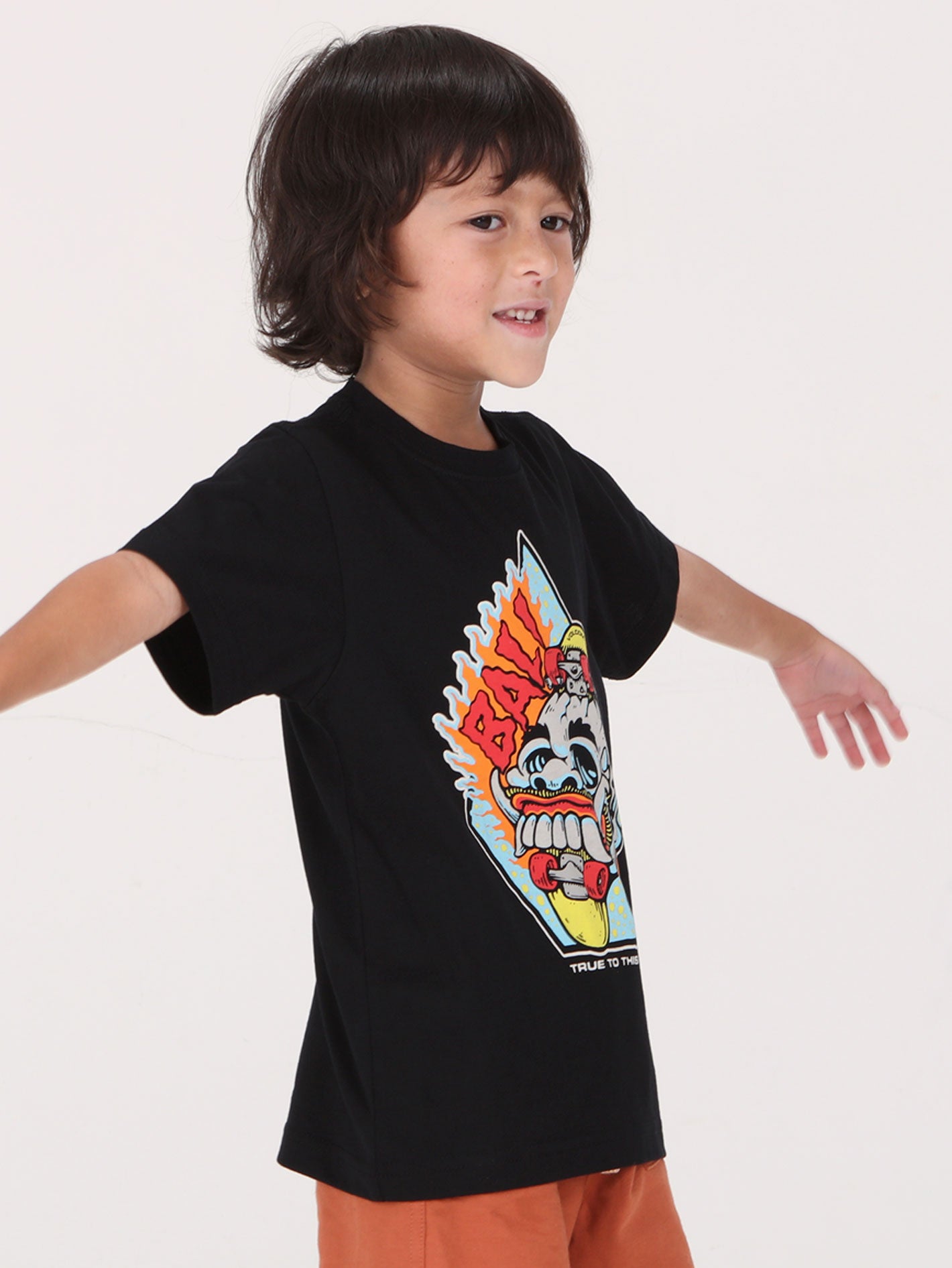 Volcom Little Boys Clsk8 Tee - Black