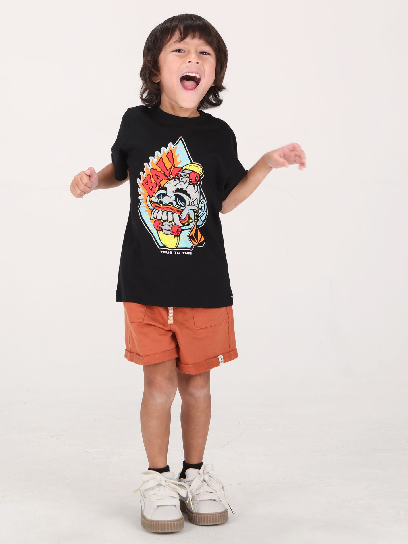 Volcom Little Boys Clsk8 Tee - Black