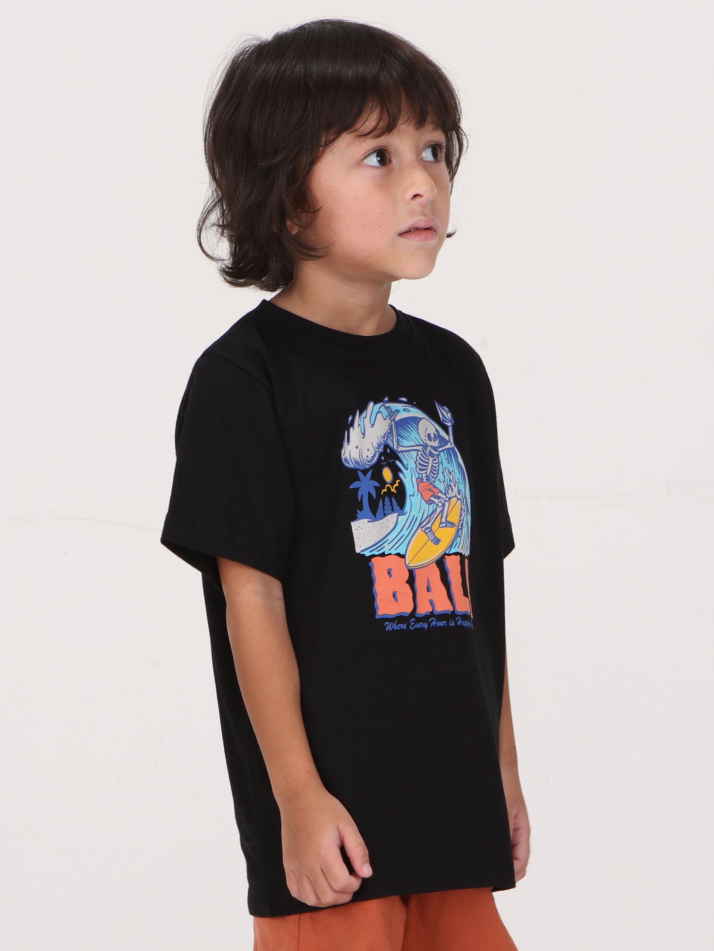 Volcom Little Boys Happy Hour Tee - Black