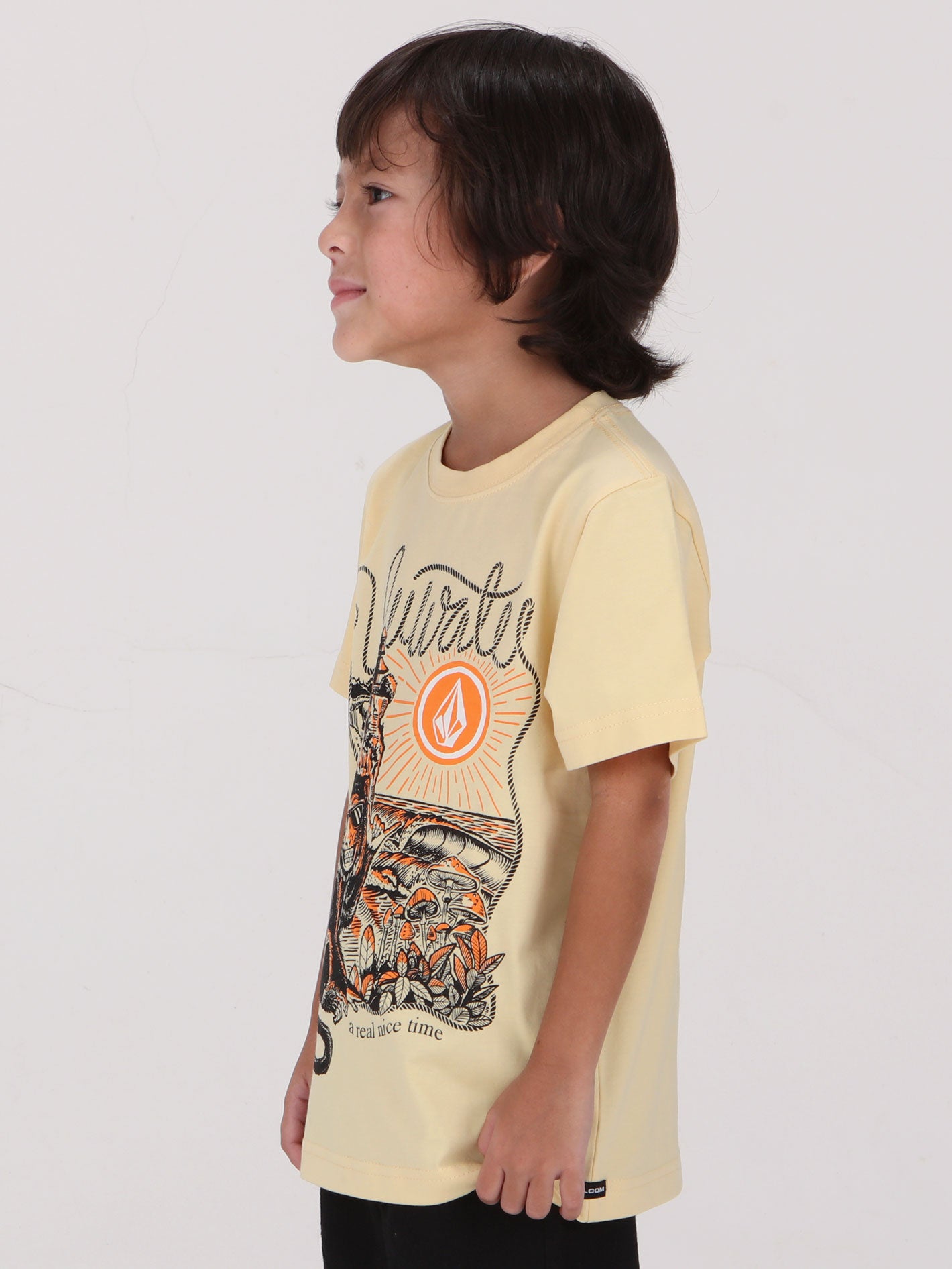 Volcom Little Boys Uluwatu Tee - Mellow Yellow