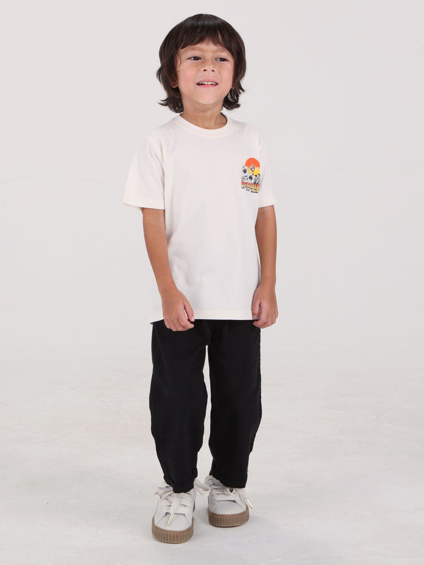 Volcom Little Boys Canggu Tee - Off White