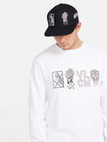 Featured Artist Vaderetro Long Sleeve Top - White