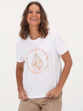 Stone Dye Tee - White