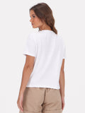 Stone Dye Tee - White