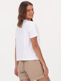 Stone Dye Tee - White