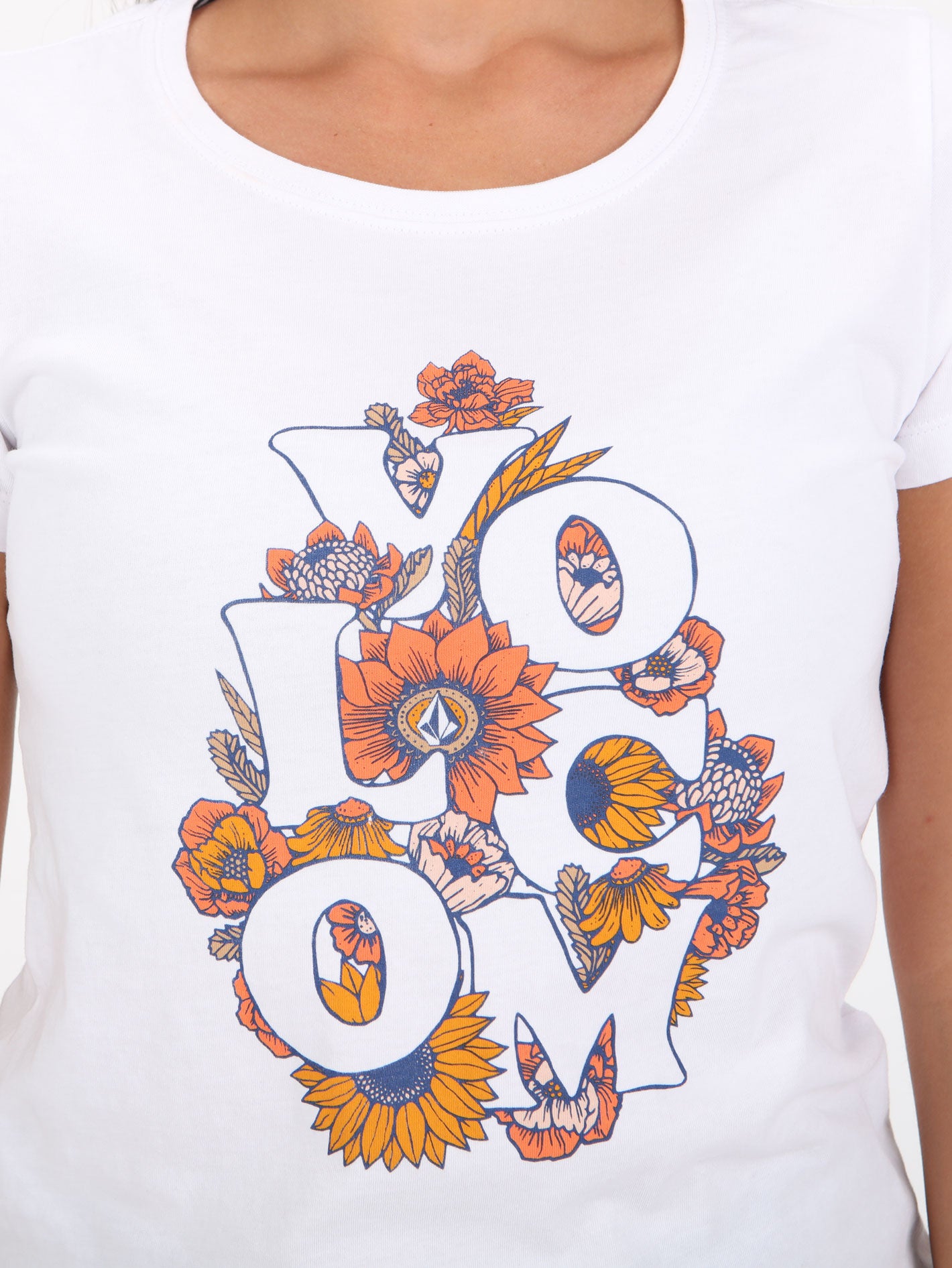 Volcom Stone Bloom Tee - White