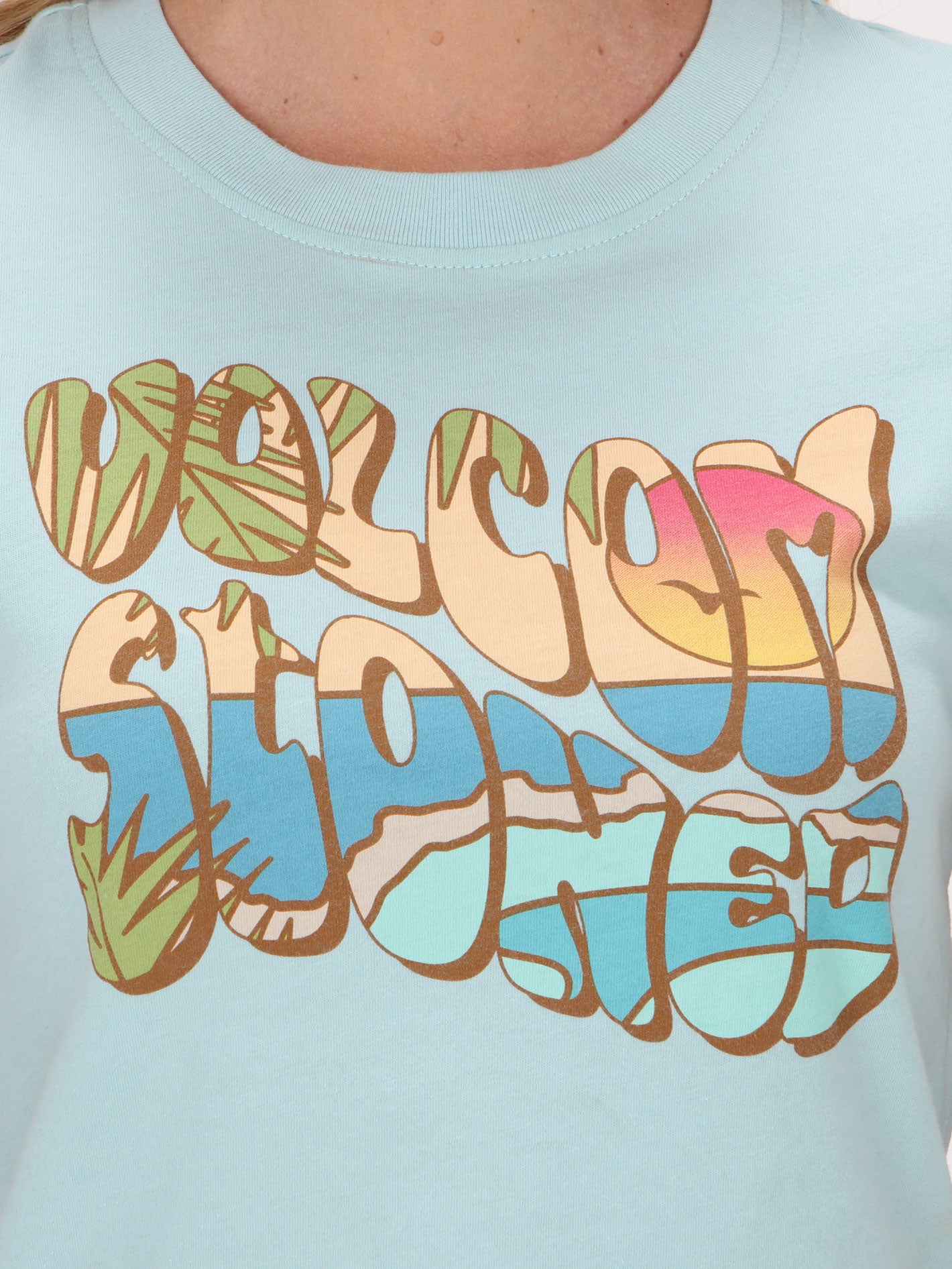 Volcom Have A Clue Tee Tee - Glacier Blue