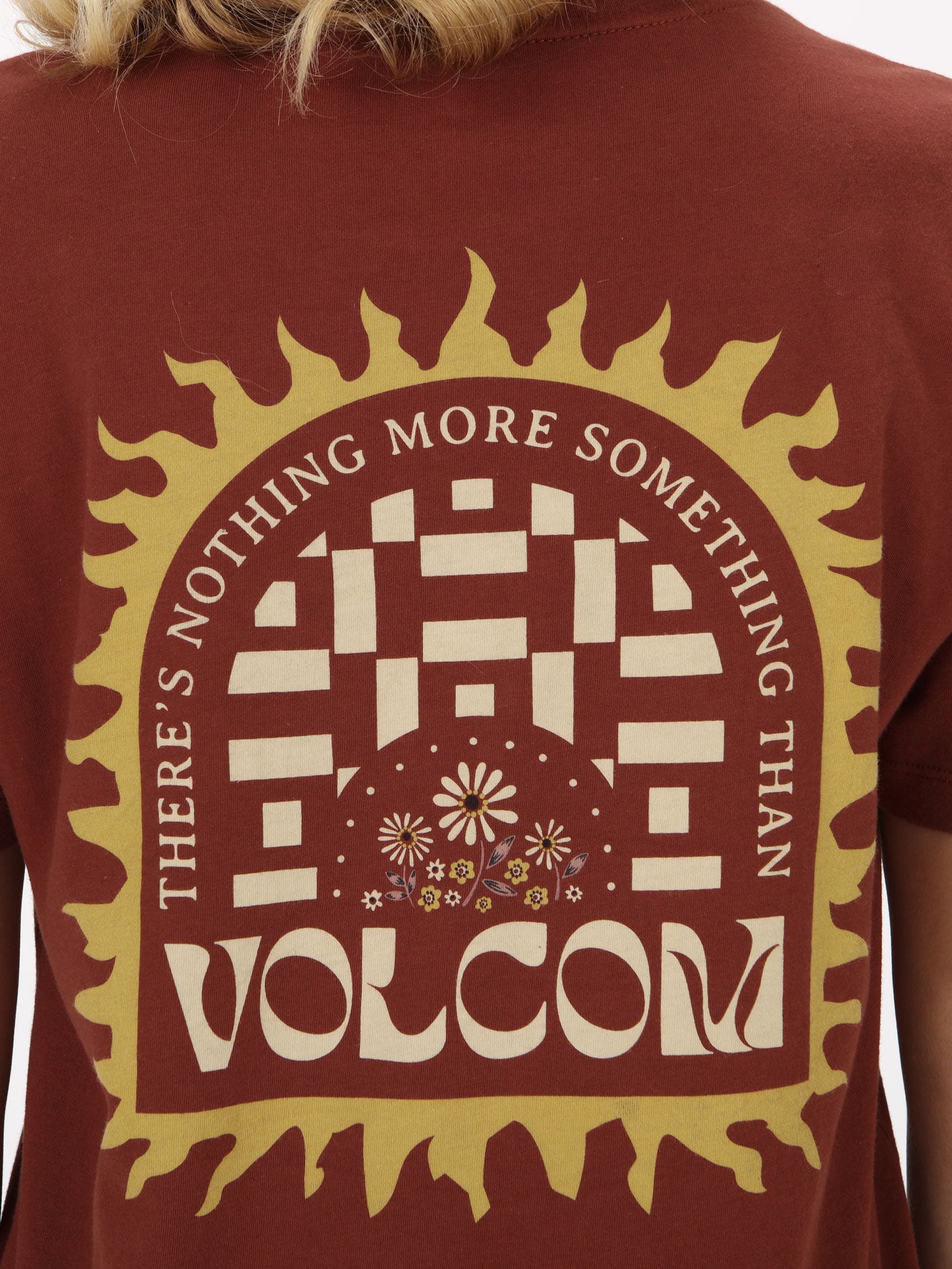 Volcom Lock It Up Tee Top - Cayenne