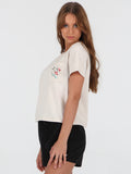 Pocket Dial Tee Top - Bone