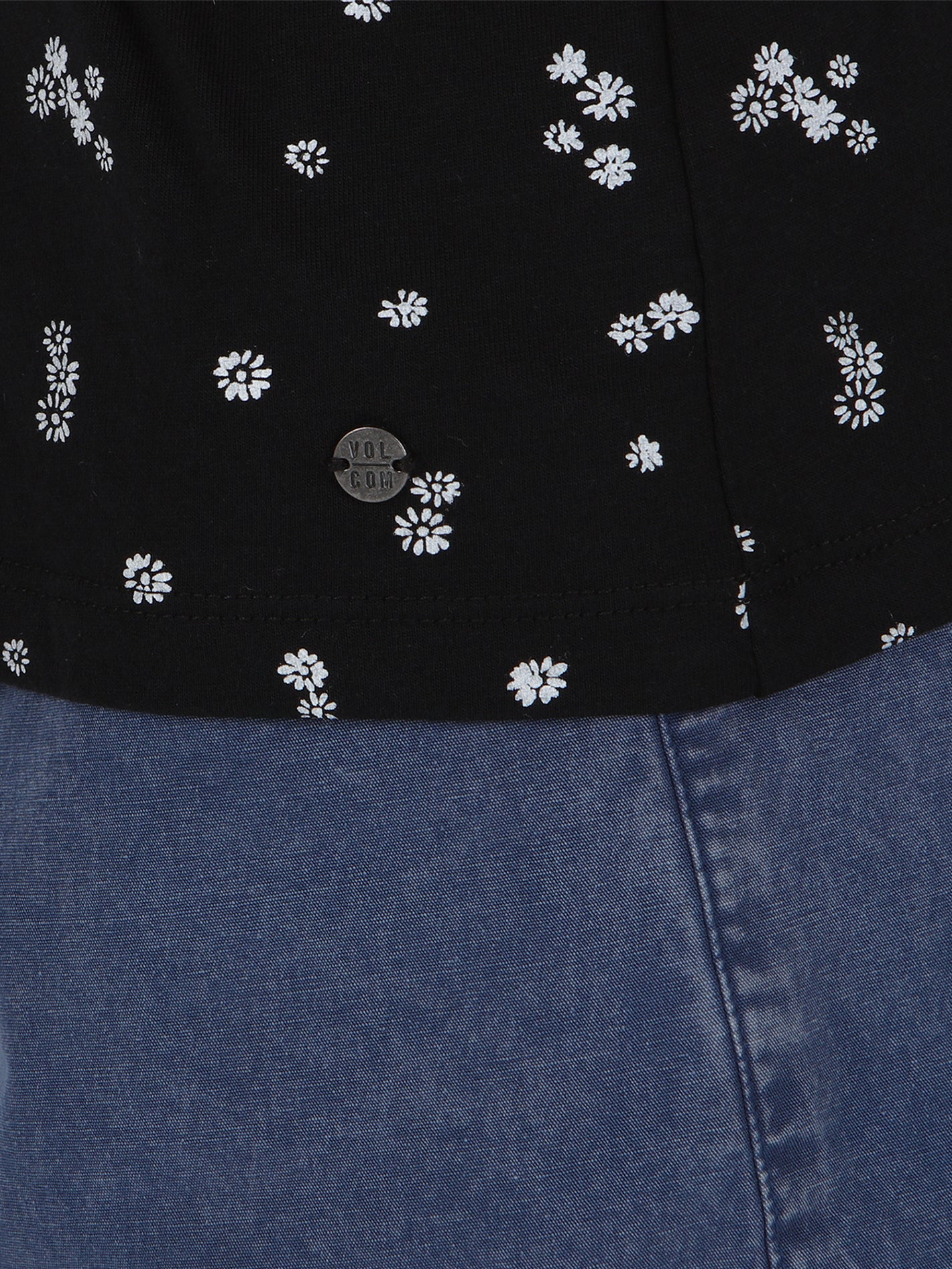 Puff Daisy Top - Black