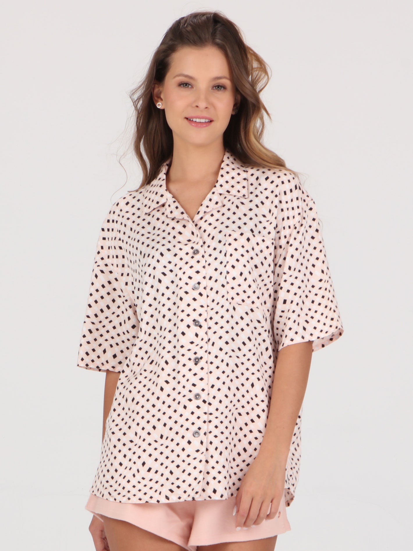 Volcom Volcay Day Shirt - Hazey Pink