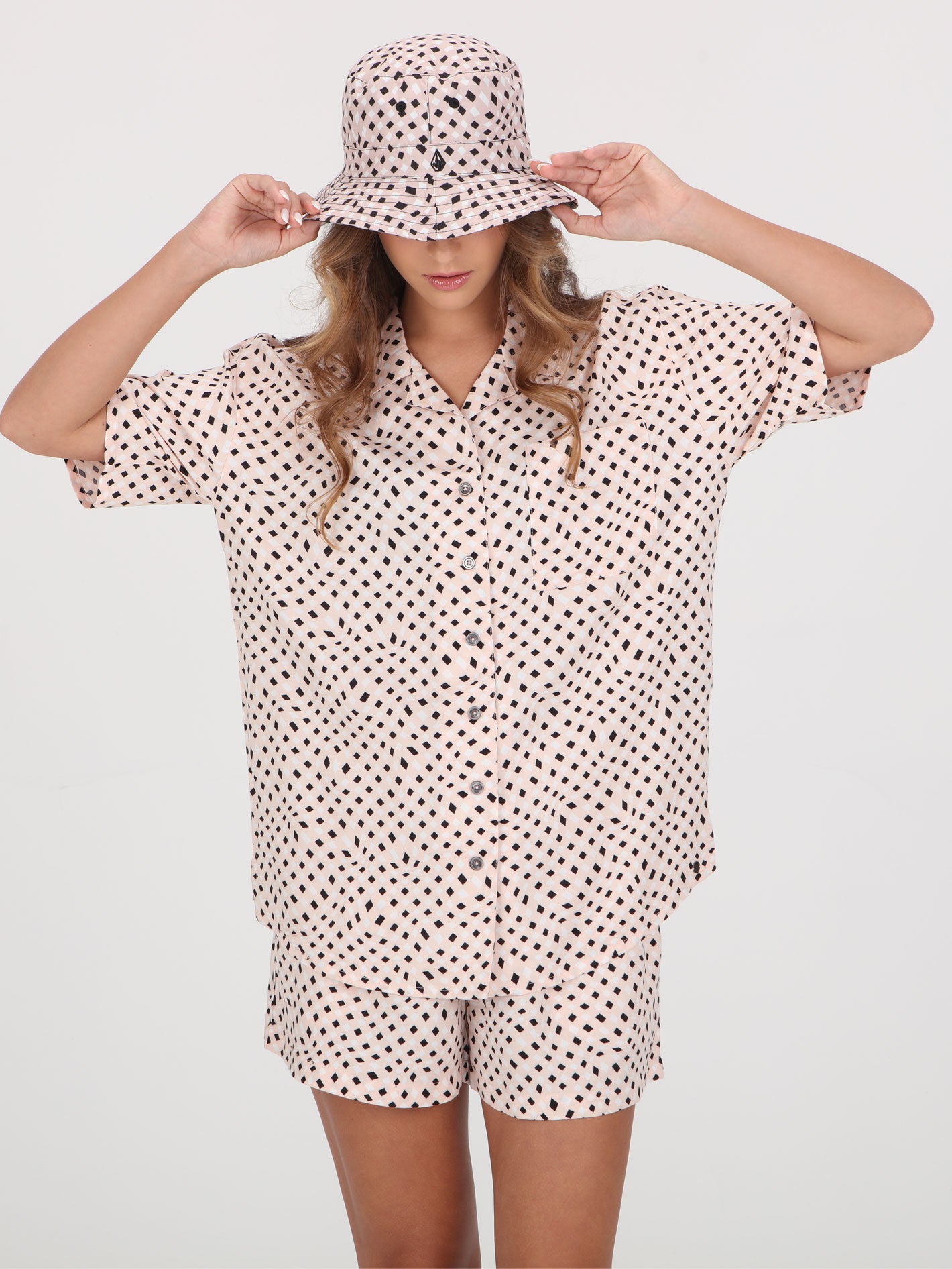 Volcom Volcay Day Shirt - Hazey Pink