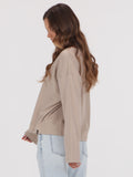 Volcom Only Good Long Sleeve Top - Taupe