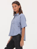 Fo Yoself Shirt - Washed Blue