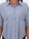 Fo Yoself Shirt - Washed Blue