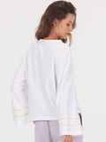 Volcom Saggybaggy Long Sleeve Top - White