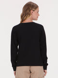 Lil Star Long Sleeve Top - Black