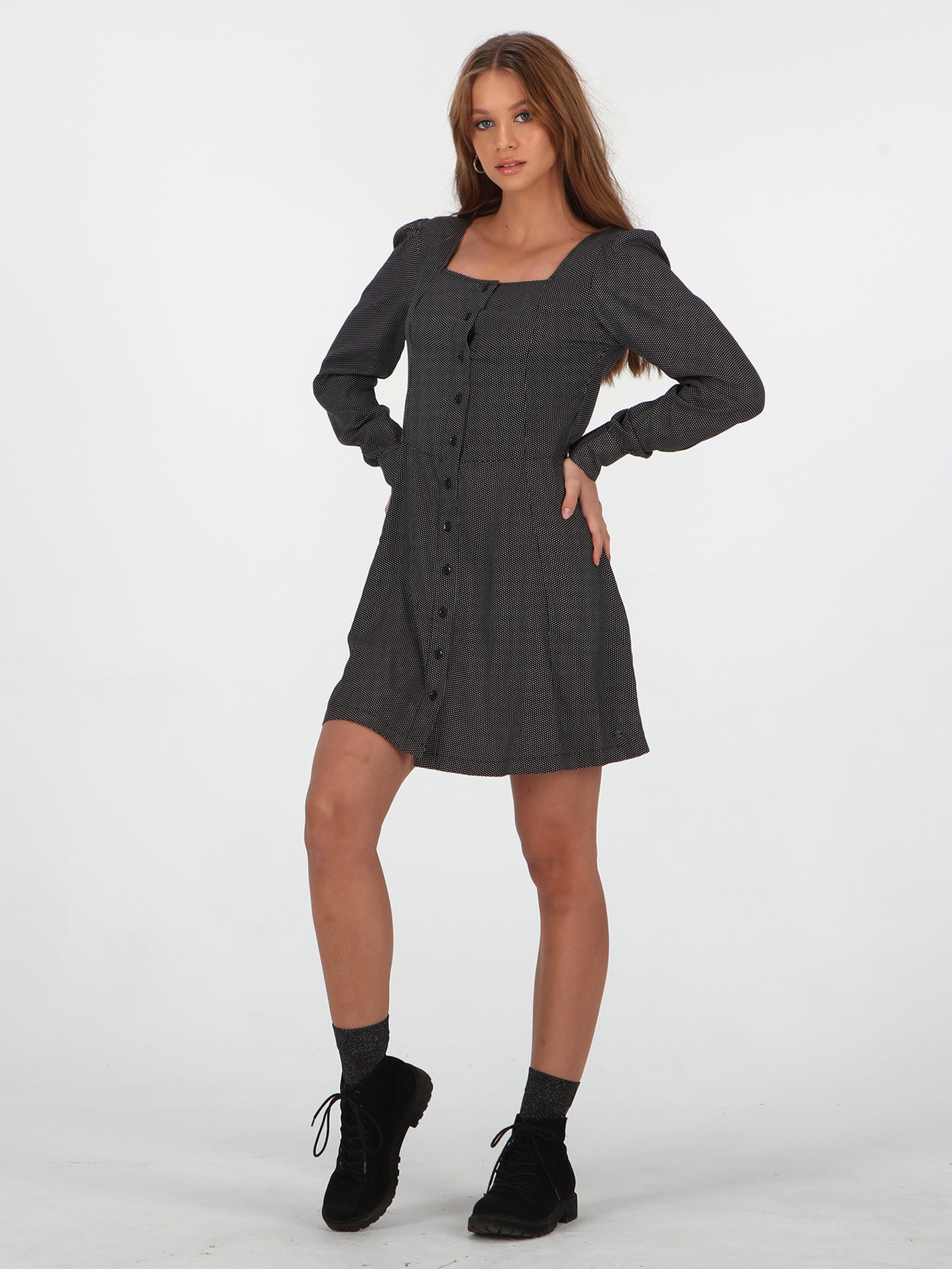 Call In Slick Dress - DOT