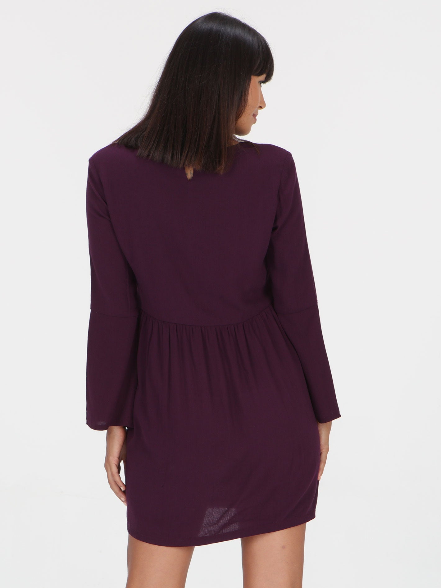 Honest Dress - Eggplant