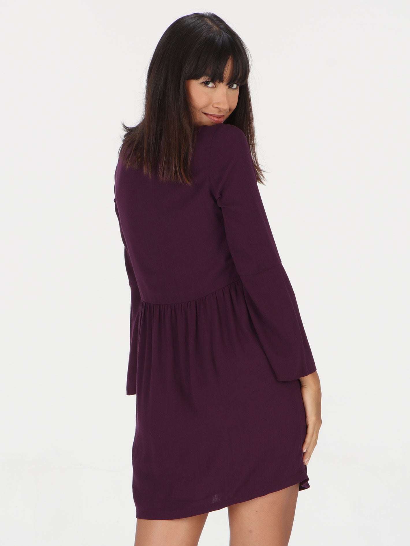 Honest Dress - Eggplant