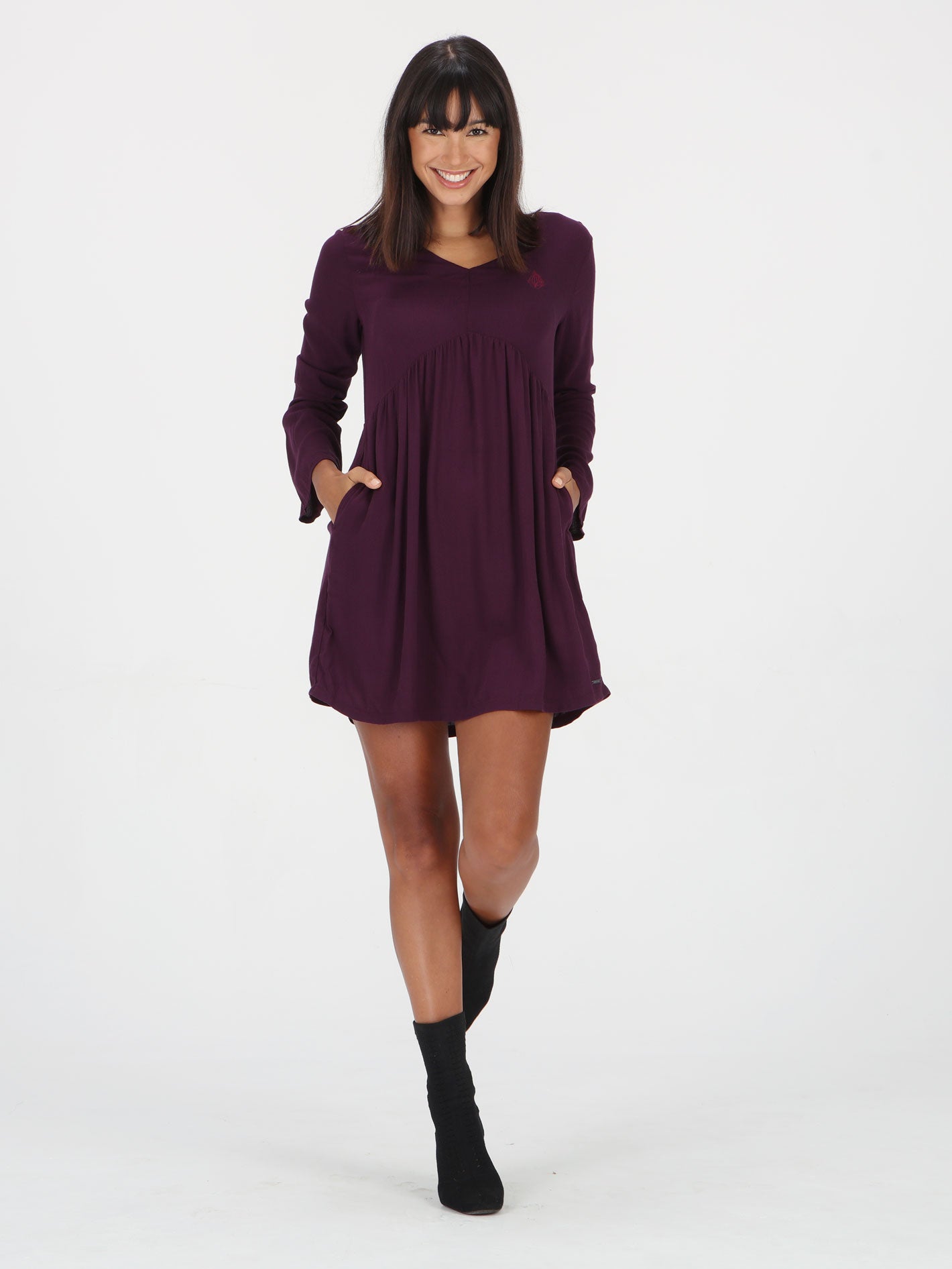 Honest Dress - Eggplant