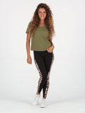 Solid V Tee - Martini Olive