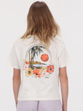 Volcom Pocket Dial Tee Top - Cream