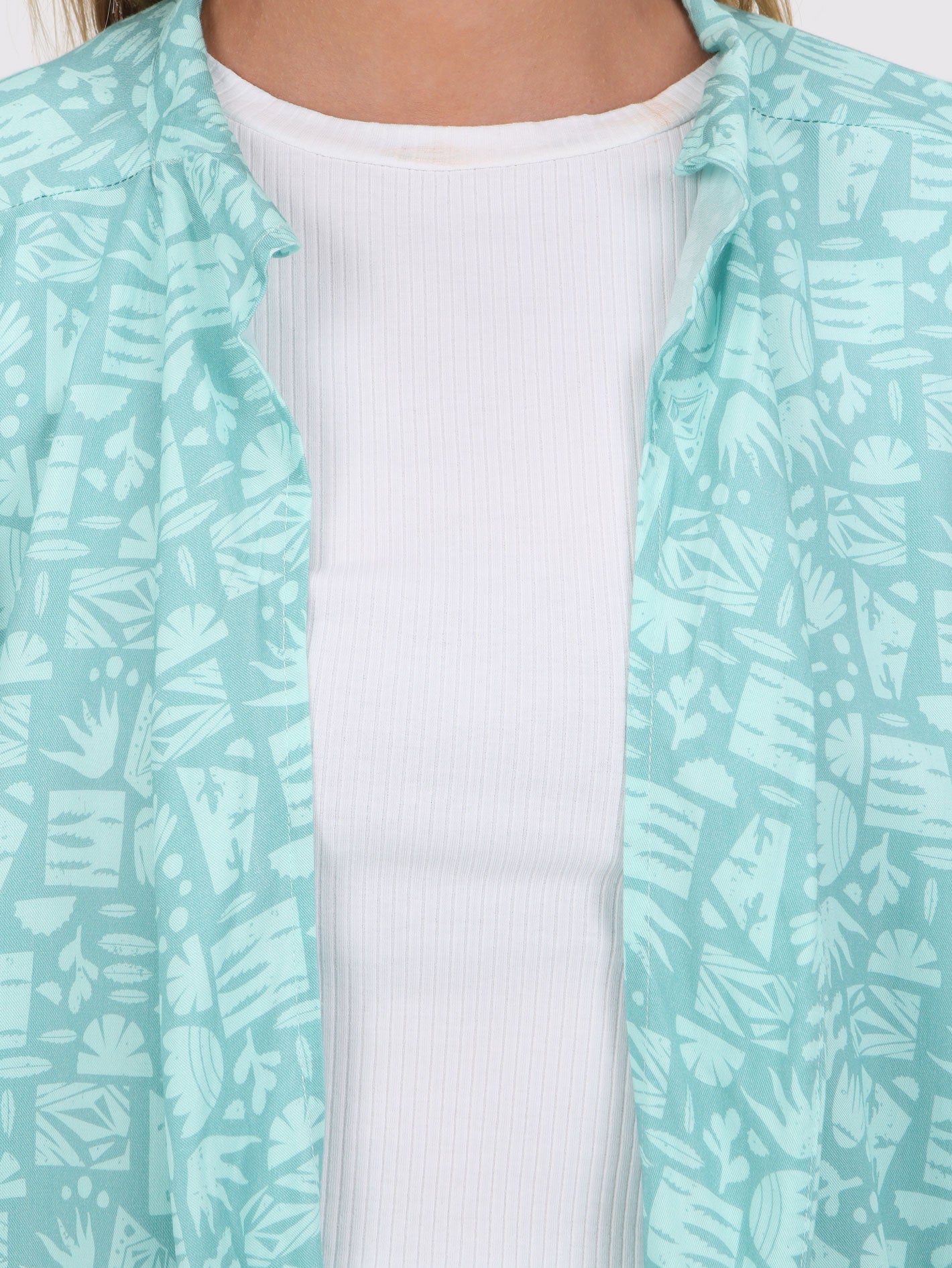Volcom Pick Me Cover Up - Pale Aqua