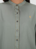 Take It Long Sleeve Top - Light Army