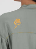 Take It Long Sleeve Top - Light Army