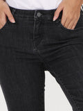 Stoned Straight Fit Jeans - Black