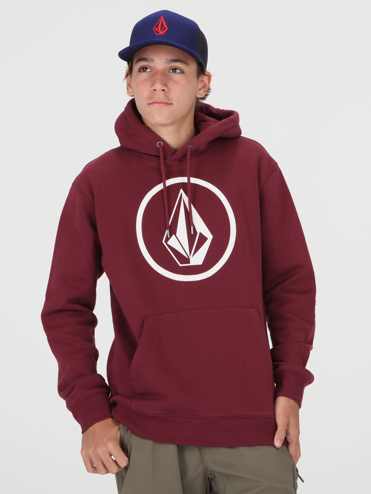 Volstoned Po Hoodie - Burgundy