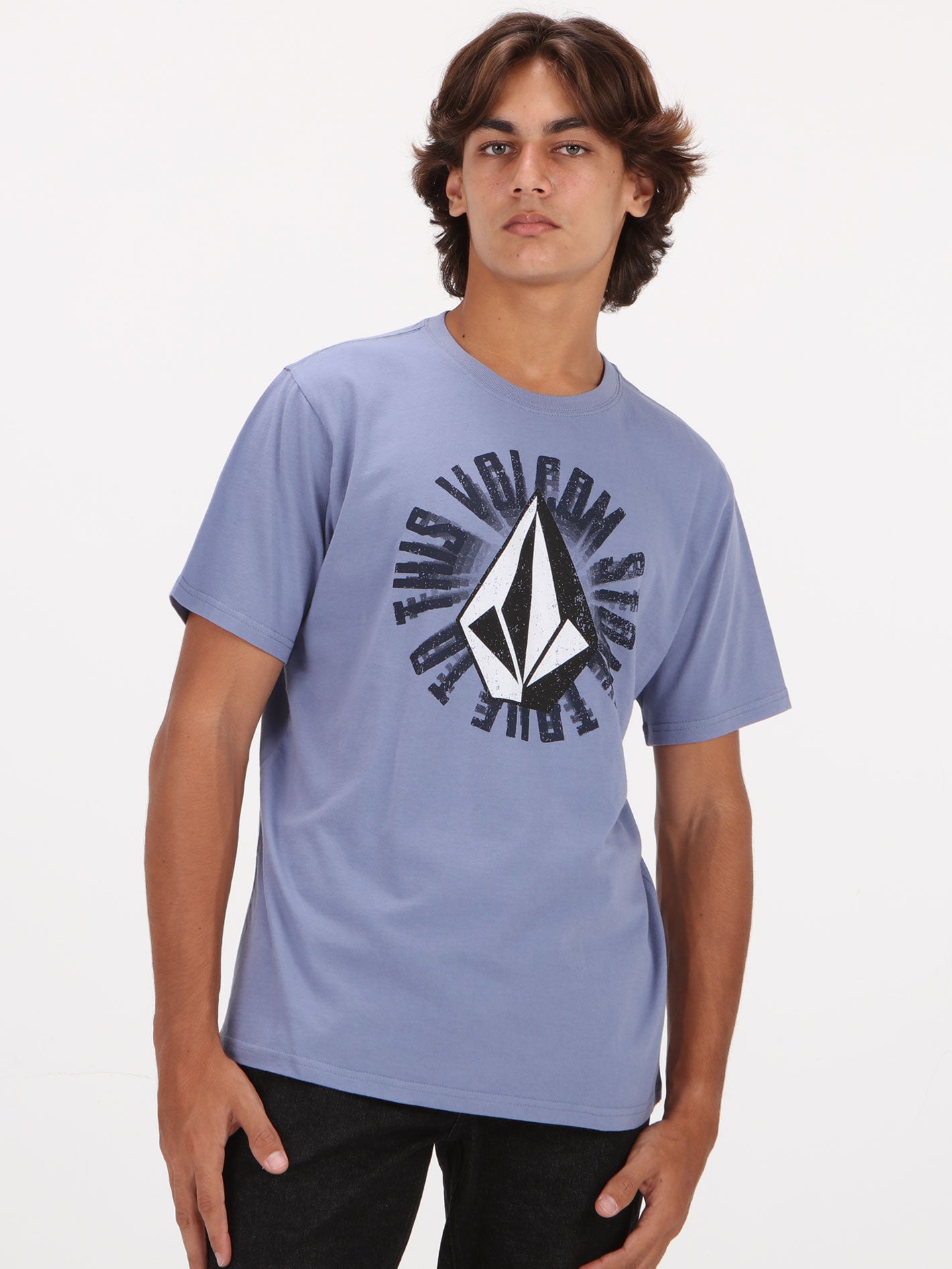 Volcom Trive Tee - Denim