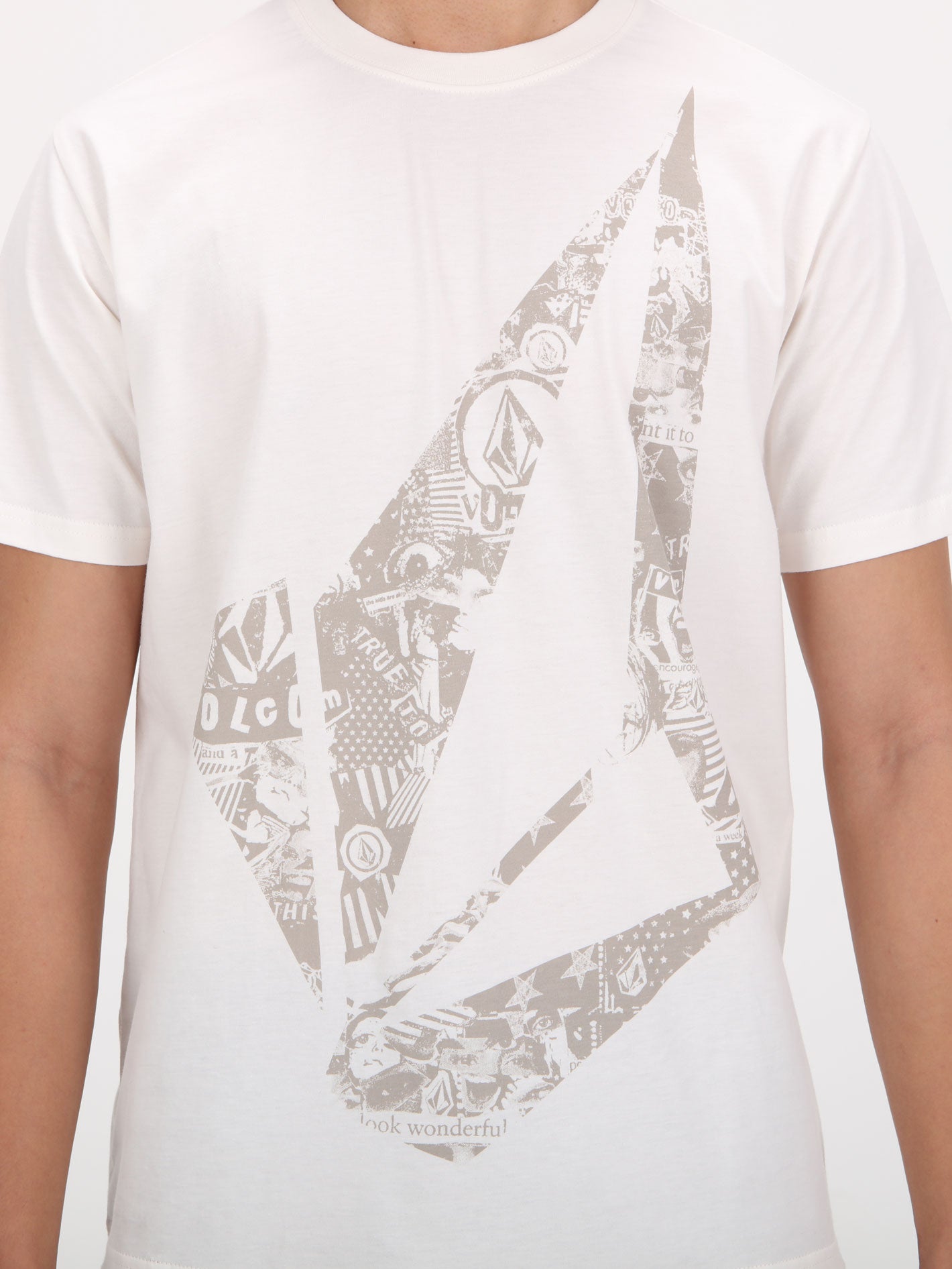 Volcom Biggy Stone Tee - Off White