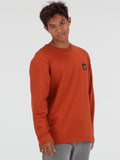 Essential Long Sleeve Top - Brick