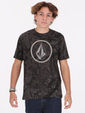Volcom Crisp Print Tee - Vintage Black