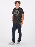 Volcom Crisp Print Tee - Vintage Black