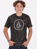 Volcom Crisp Print Tee - Vintage Black
