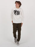 Volcom Circle Dust Long Sleeve Top - Off White