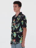 Birds Of Raredise Short Sleeve Shirt - Black
