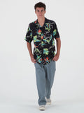 Birds Of Raredise Short Sleeve Shirt - Black