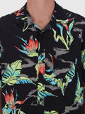 Birds Of Raredise Short Sleeve Shirt - Black