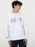 Vaderetro Fa Long Sleeve Top - White