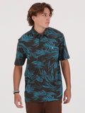 Volcom Bleeding Leaf Polo - Vintage Black