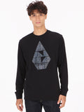 Volcom Anderson Long Sleeve Top - Black