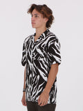 Volcom Party Animal Short Sleeve Shirt - Black