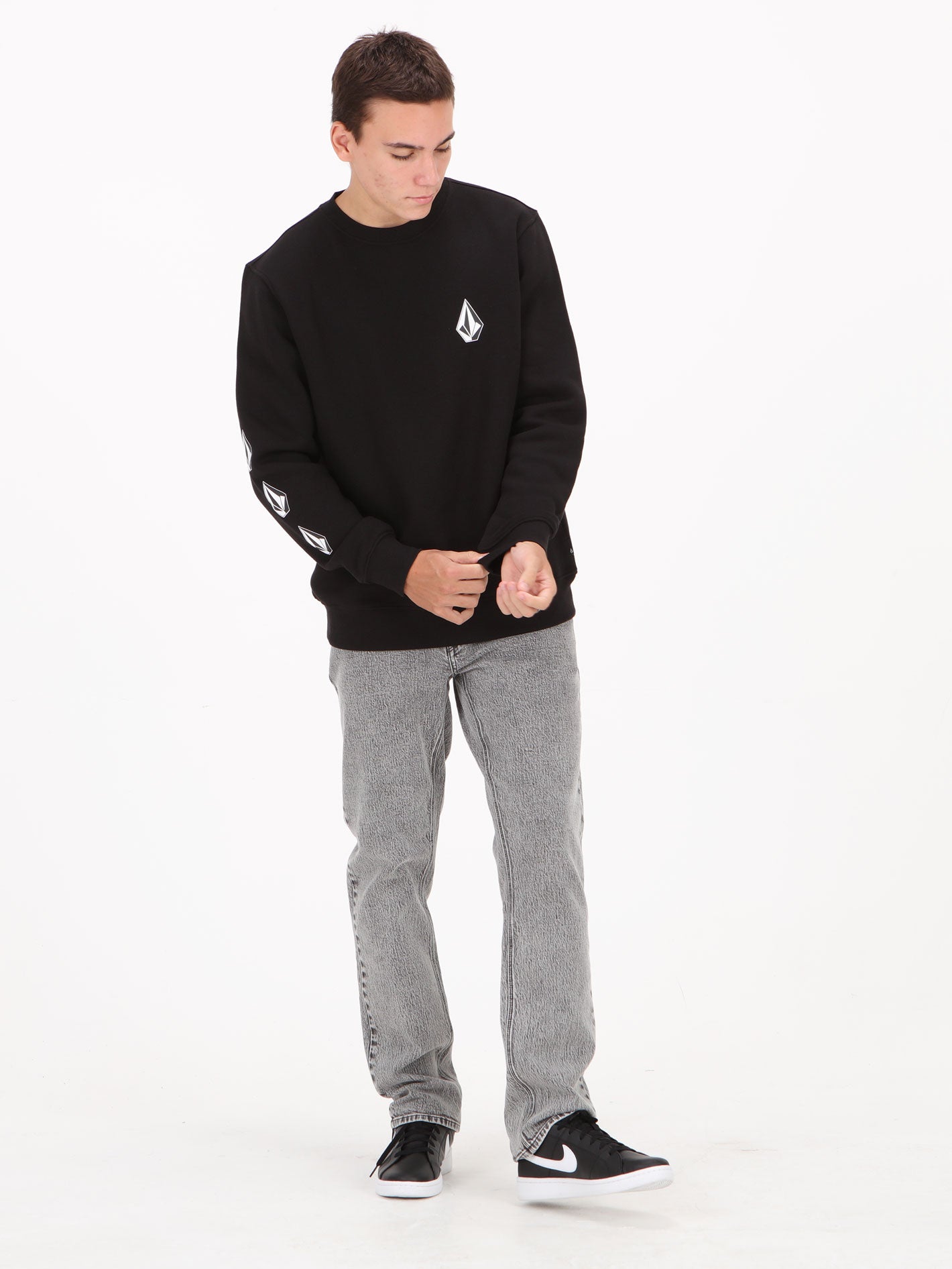 Volcom Iconic Stone Hoodie - Black