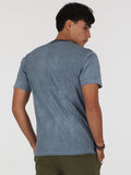 Grunge Pocket Tee - Ashley Blue