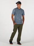 Grunge Pocket Tee - Ashley Blue